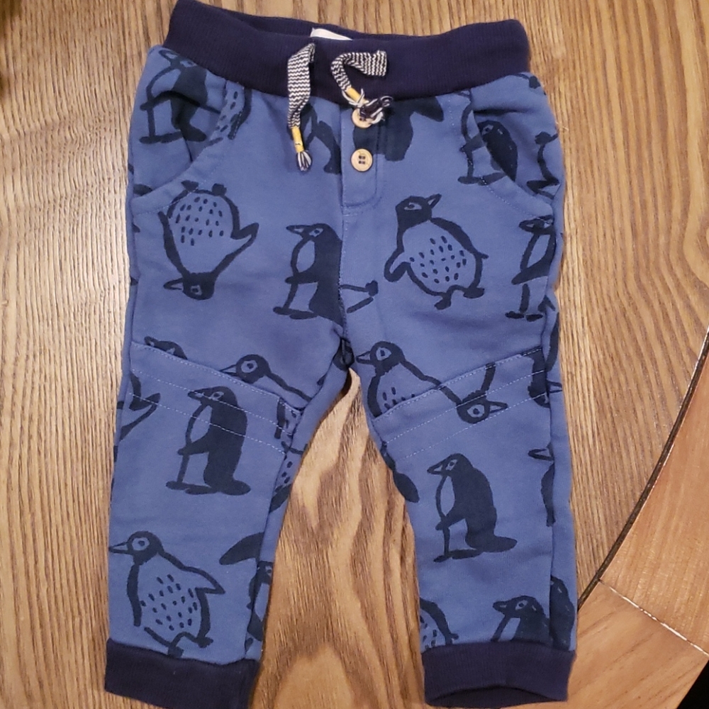 Catimini Penguin Print Pants/Sweatpants/Joggers